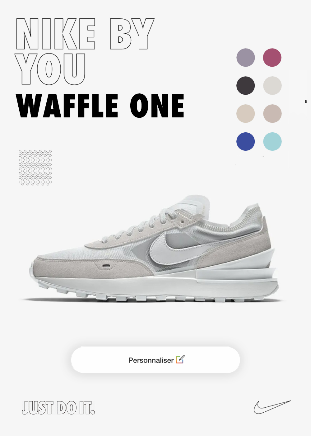 side nike check by you waffle one