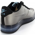 nike shoe air force 1 foamposite silver black 3 150x150