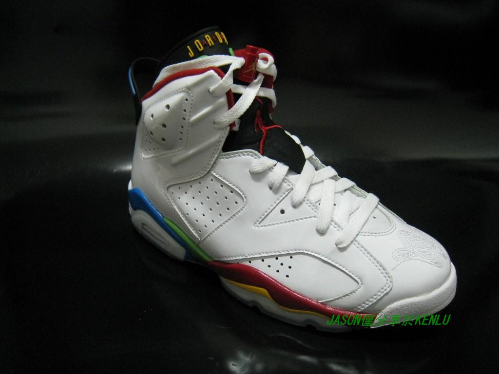 Close Up Air Jordan VI olympic Le Site de la Sneaker