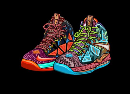 Nike LeBron X “MVP” Artwork par ilovedust - Le Site de la Sneaker