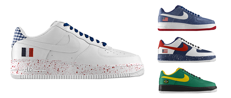 nike id air force 1 country collection