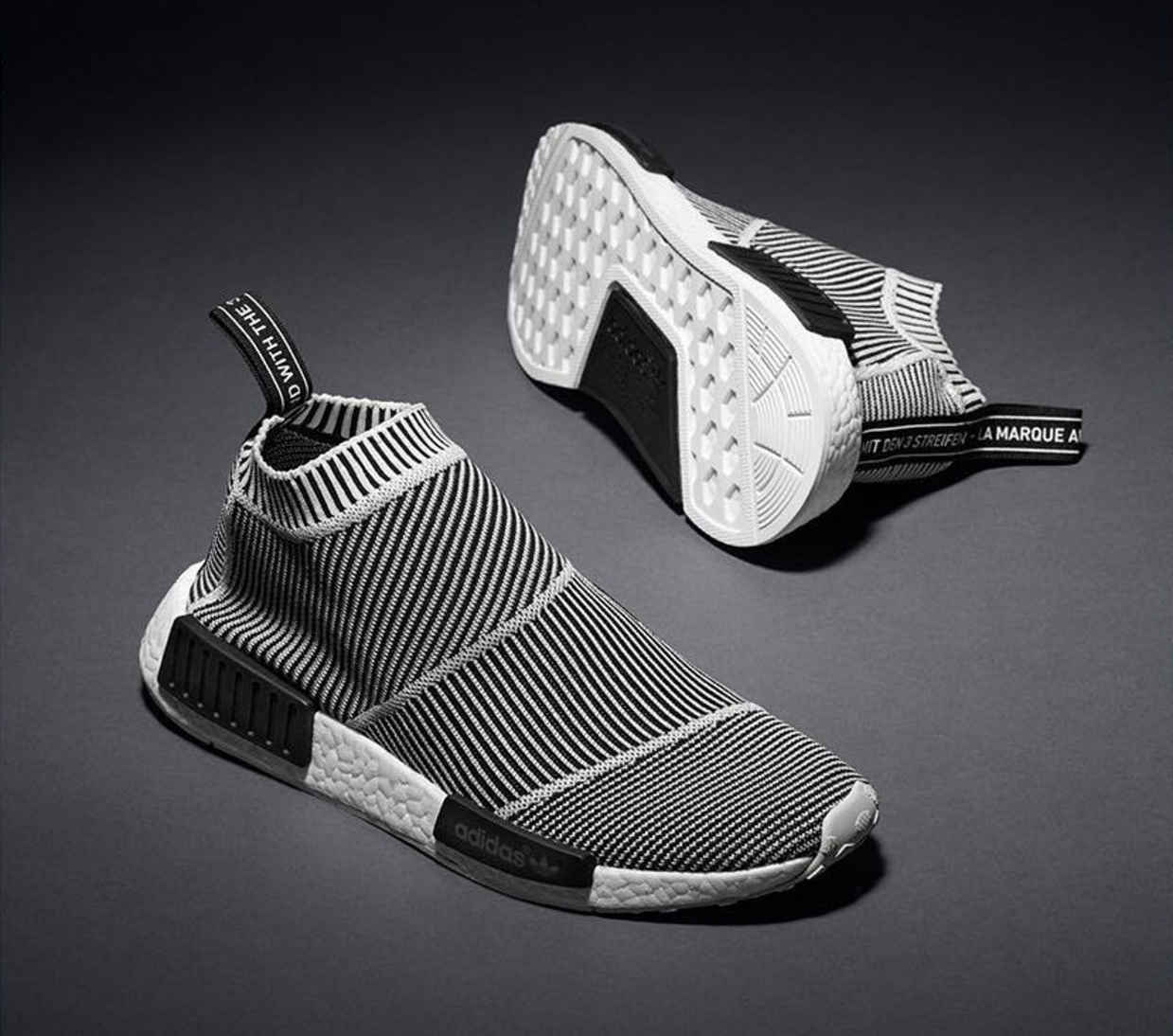 Adidas Nmd City Sock Primeknit Black White Le Site De La Sneaker