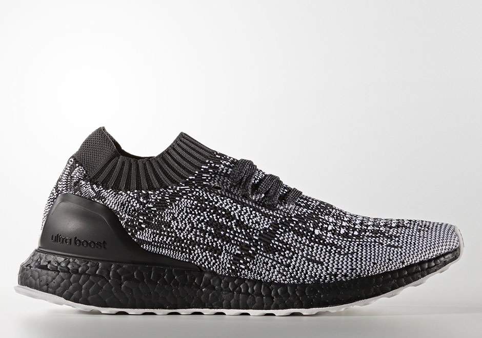 adidas ultra boost uncaged black white black boost S80698 2