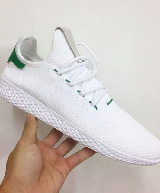 pharrell adidas human race white green 530x640