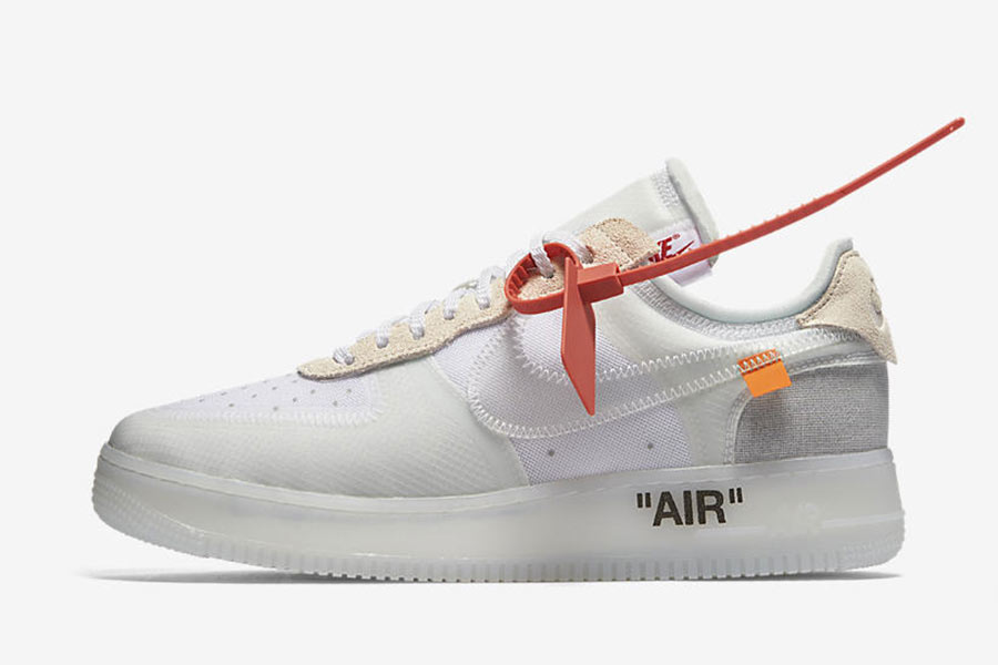off white nike air force 1 release