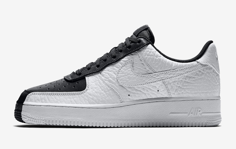 white air force 1 with black writing