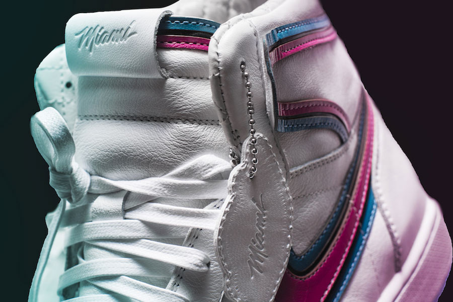 Air Jordan 1 Miami Vice par The Shoe 