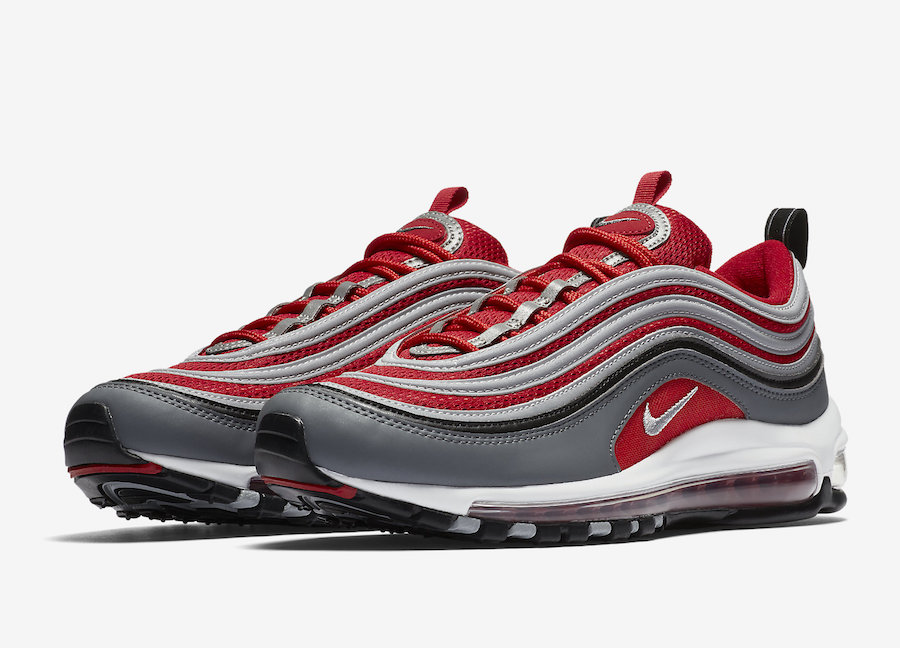red grey and white nike air max