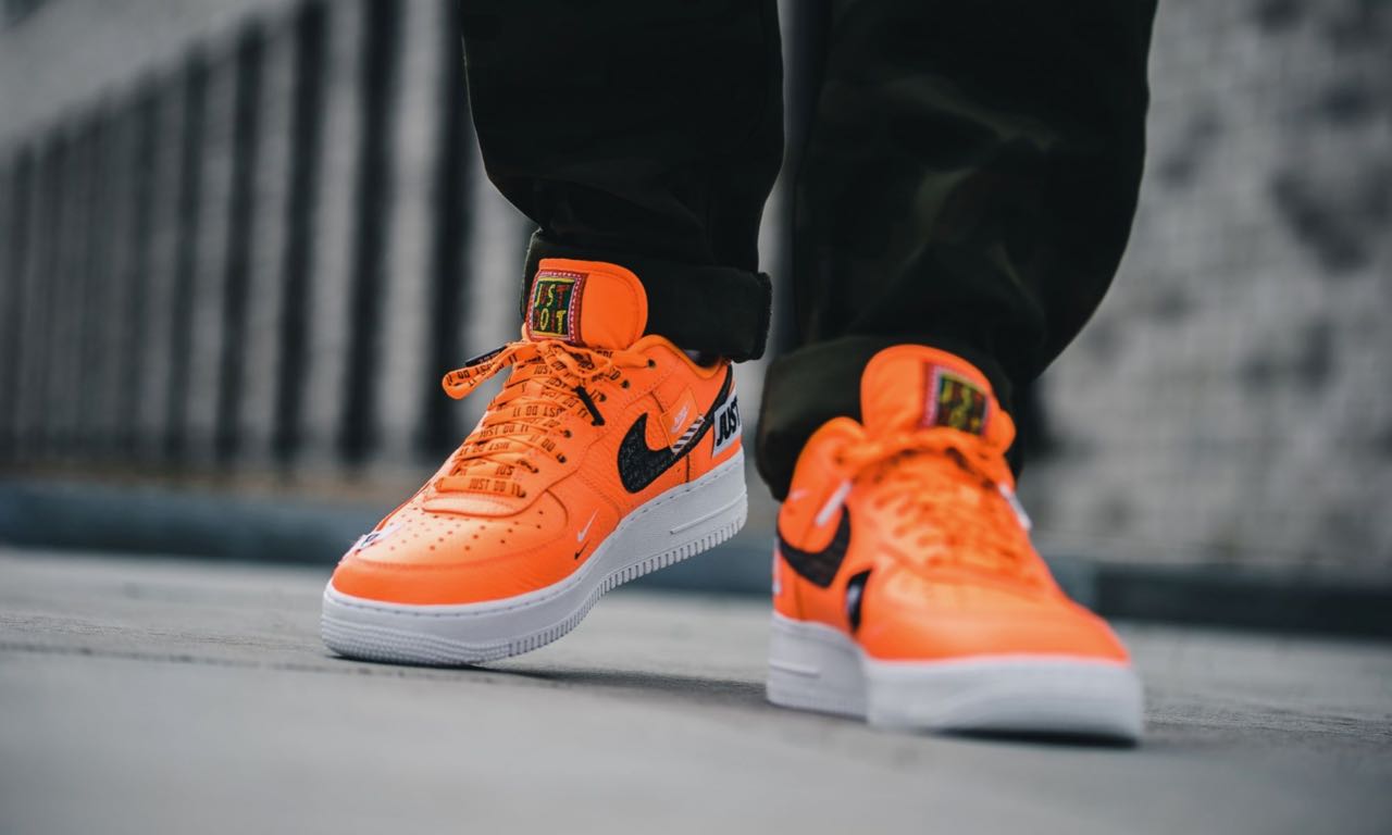 nike air force low just do it orange