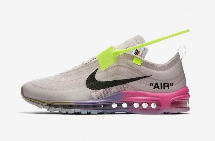 off white air max 97 pink