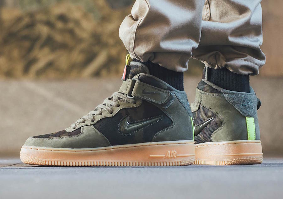 nike air force 1 mid jewel country camo