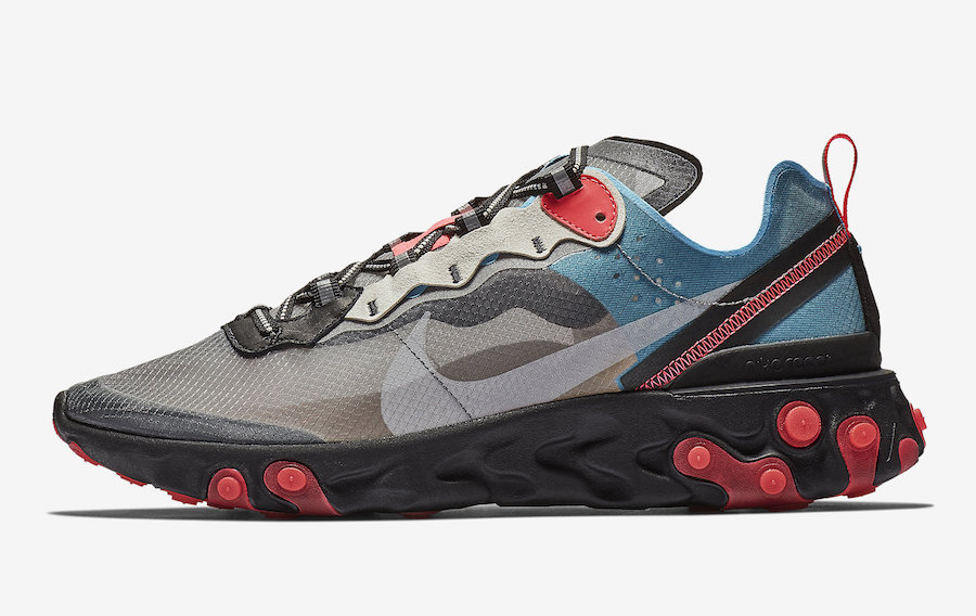 react element 87 blue chill solar red