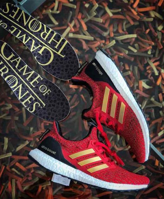 game of thrones adidas ultra boost house lannister banner 530x640