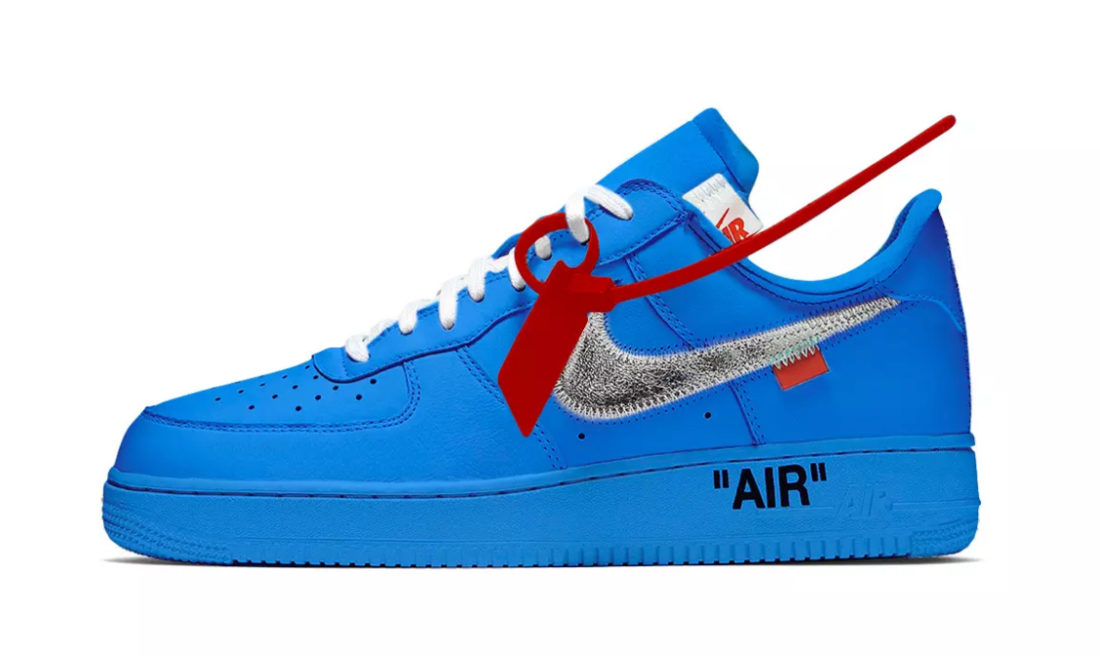 air force one off white university blue