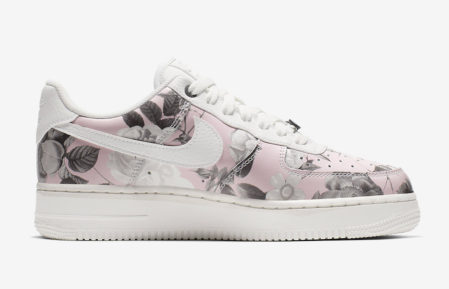 nike air force with flowers