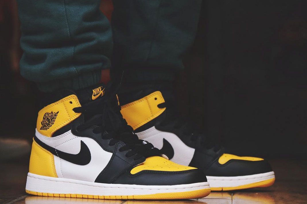yellow and black jordans release date
