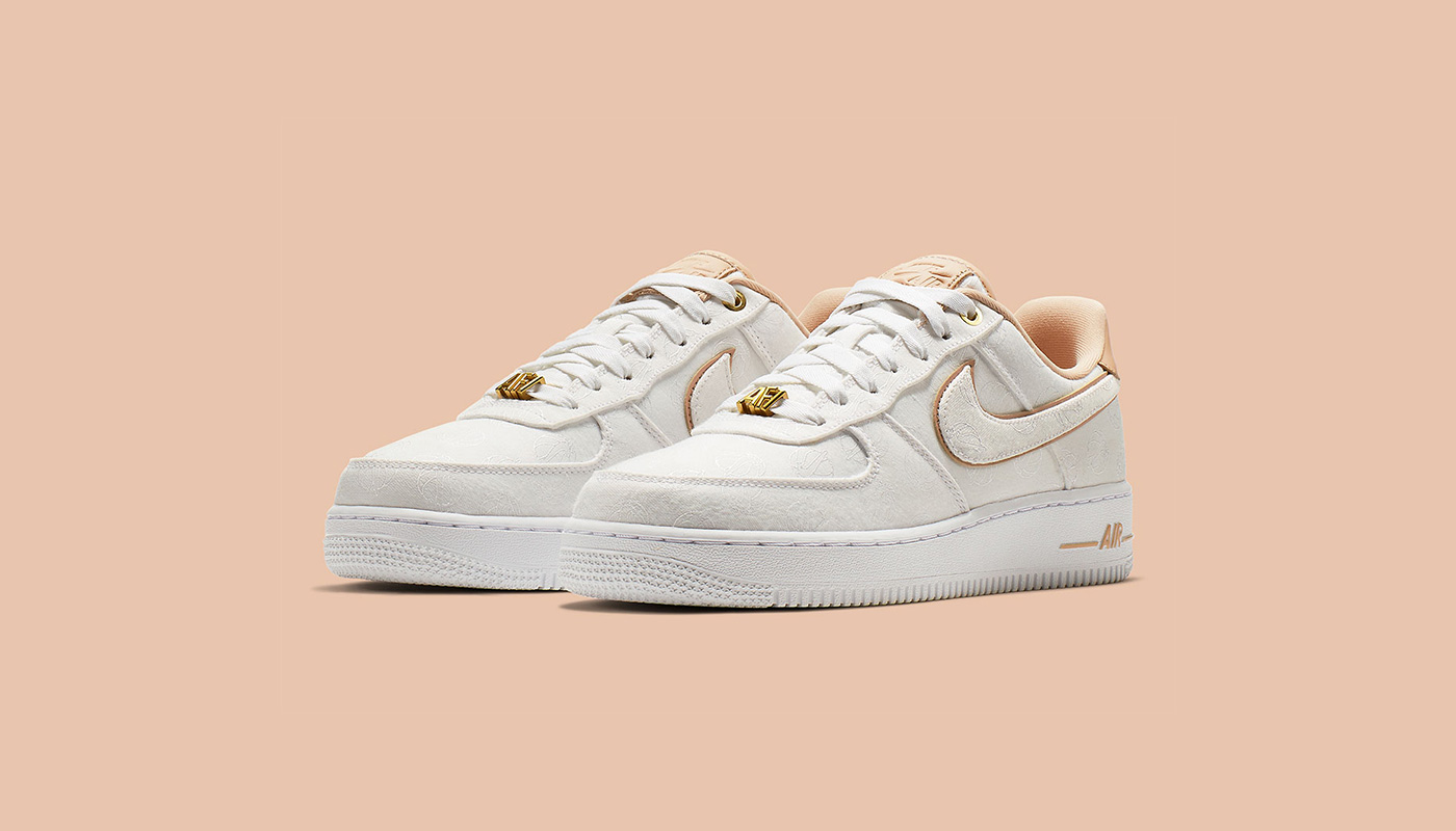 Nike Air Force 1 Low 07 Lux White Gold 