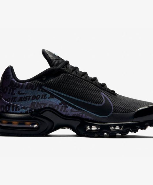 nike air max plus just do it black iridescent banner 530x640