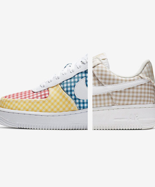 nike wmns air force 1 low gingham pack banner 530x640