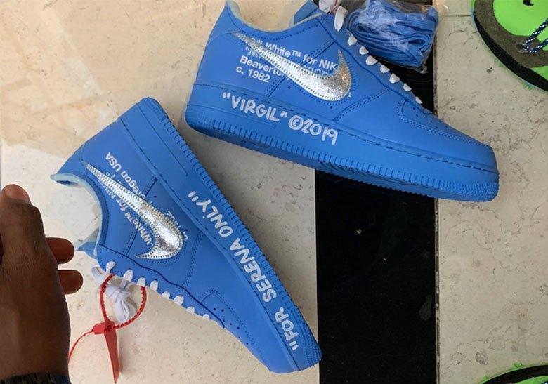 off white nike air force 1 low mca blue serena williams banner