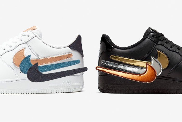 Nike Air Force 1 Removable Swoosh Pack 