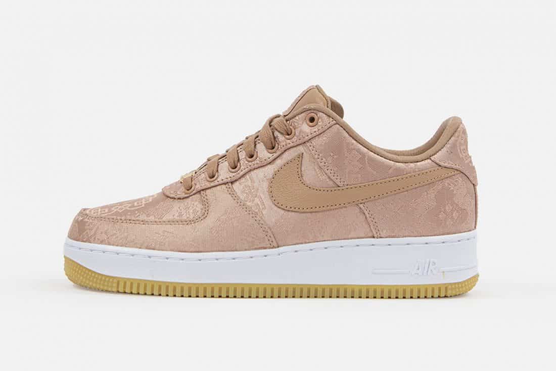 nike air force 1 white and rose gold