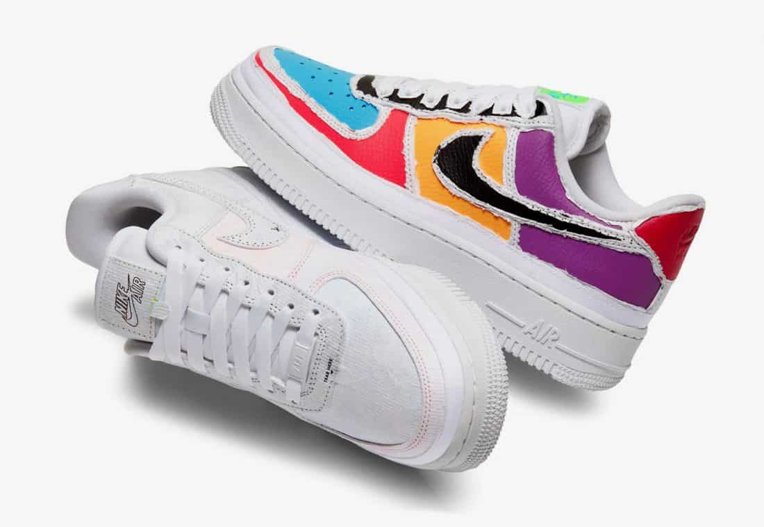 nike air force with color