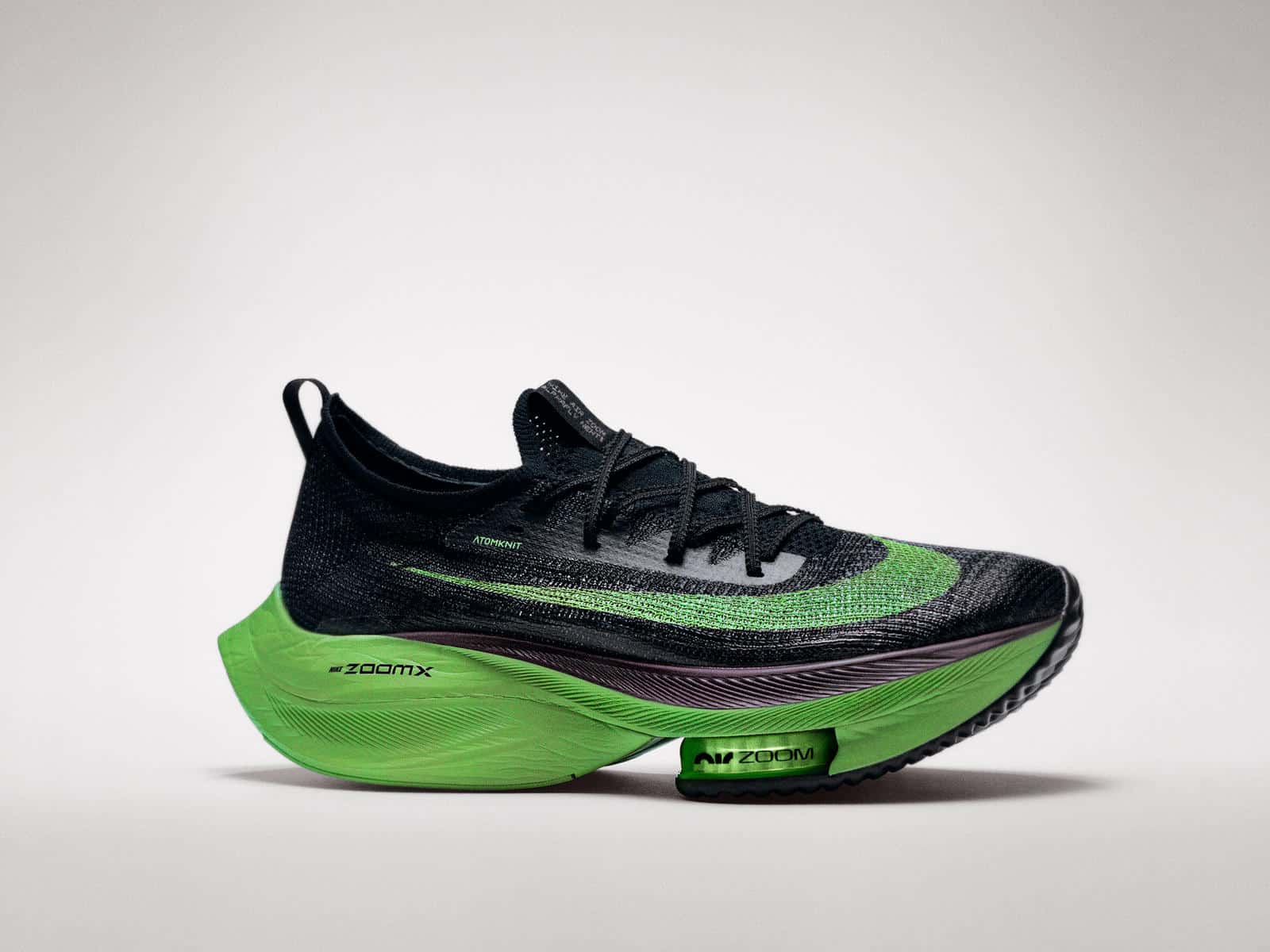 nike air zoom alphafly next black lime banner