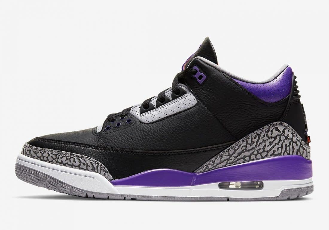 Air Jordan 3 Court Purple Le Site de la Sneaker