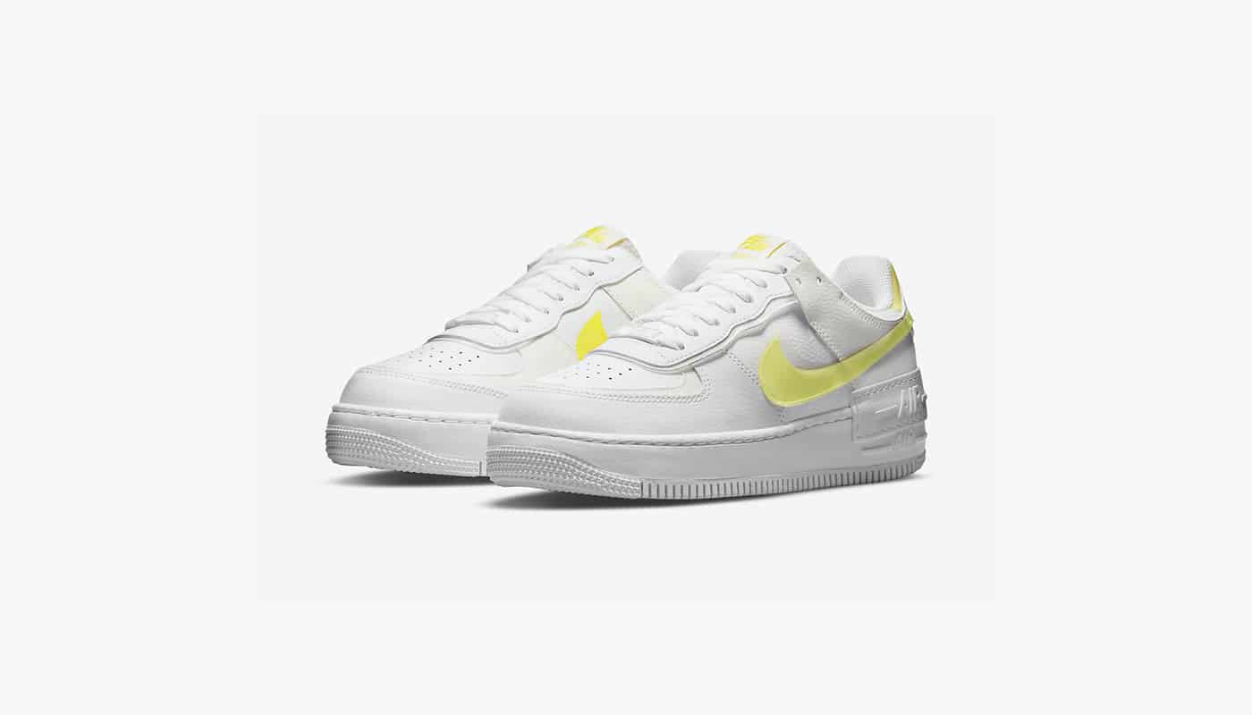 preview nike air force 1 shadow white yellow DM3034 100 banner