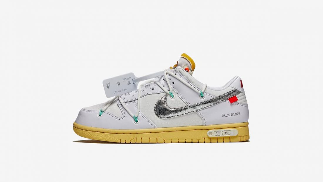off white nike dunk low the 50 collection 1 50 banner 1100x620