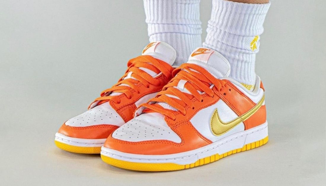 preview all nike dunk low golden orange banner 1100x629