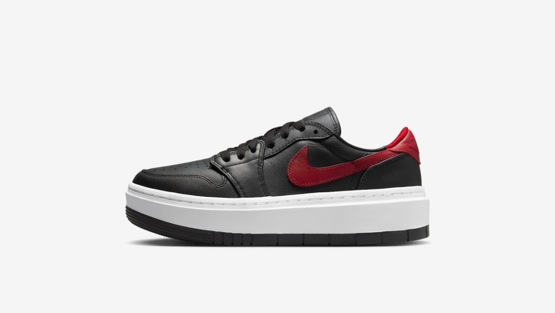 air jordan become mars feature Elevate Low Black Red