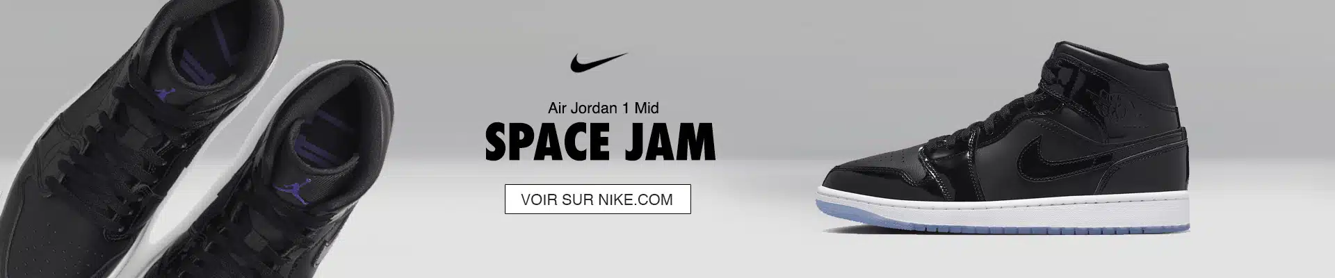Nike Basketball Sort hættetrøje med standard Fly-logo Space Jam