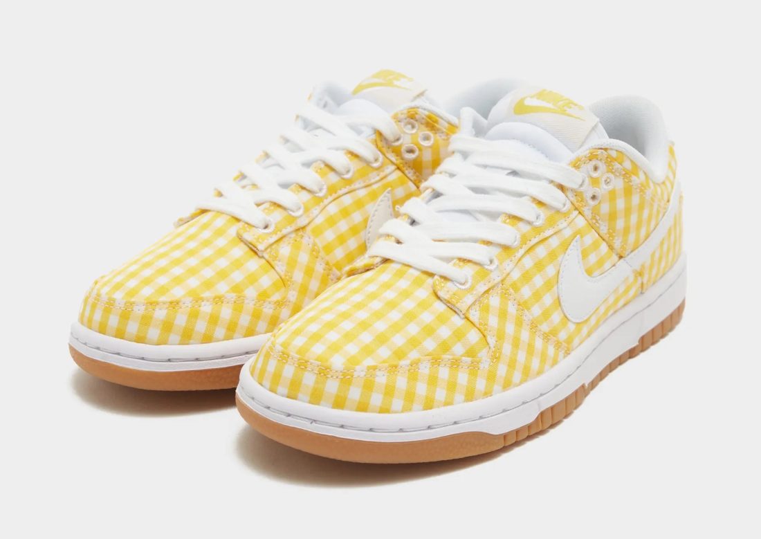 preview nike dunk low yellow ginghampic01 1100x779